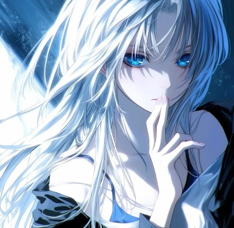 blue anime avatar 19
