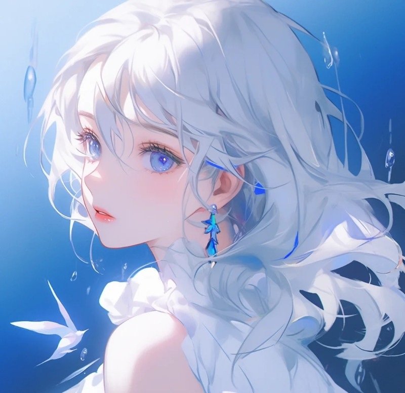 blue anime avatar 2