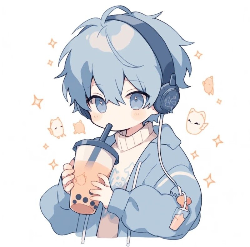 blue anime avatar 22