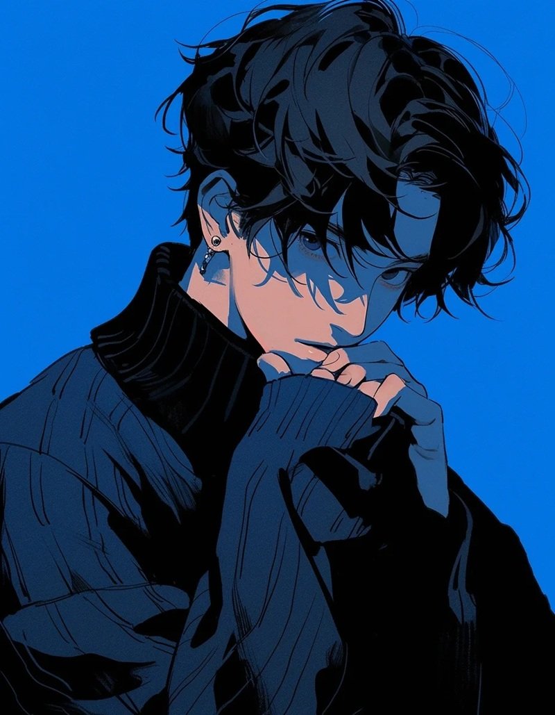 blue anime avatar 28