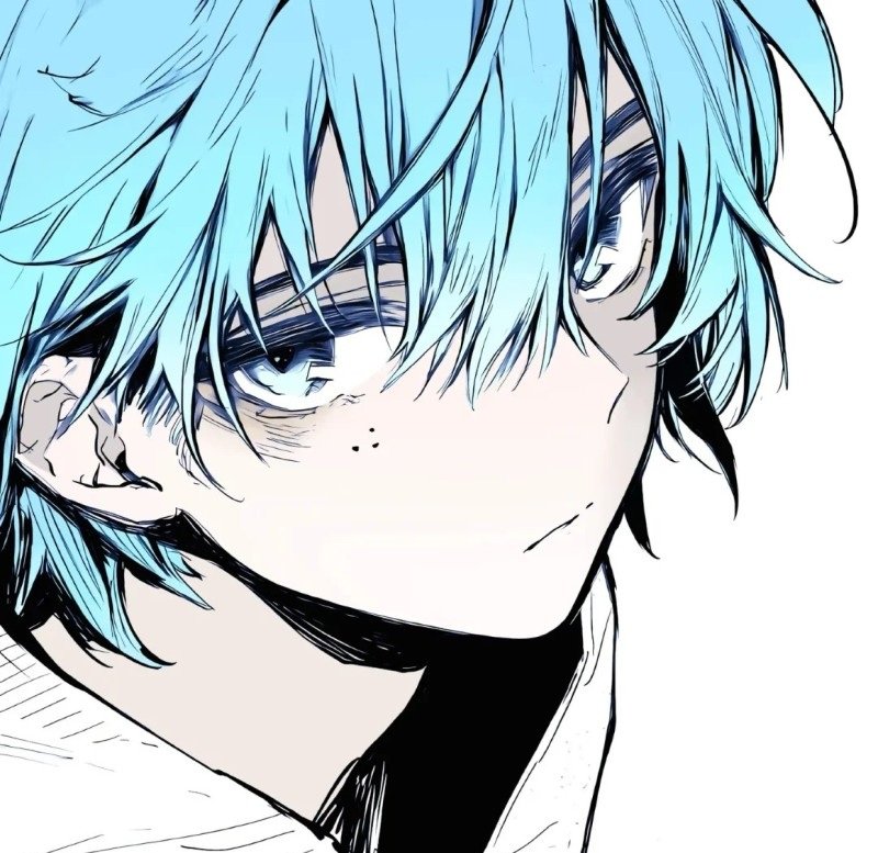 blue anime avatar 35