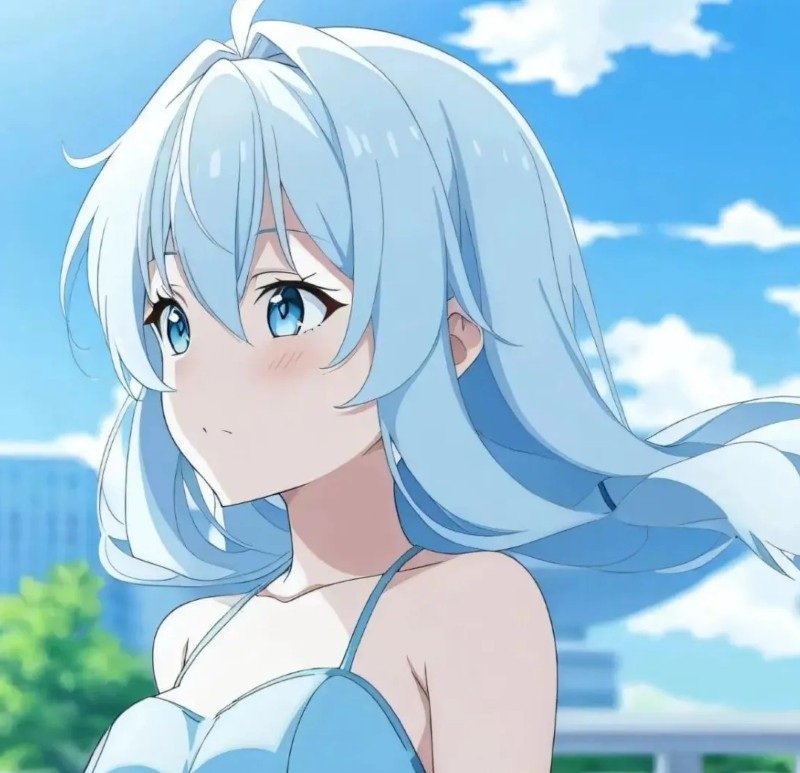 blue anime avatar 38