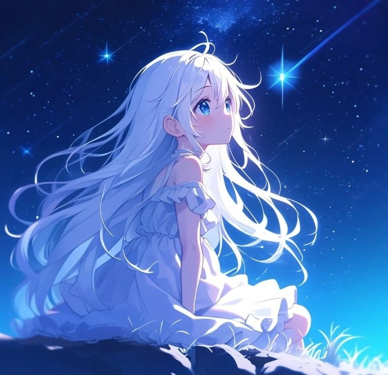 blue anime avatar 7
