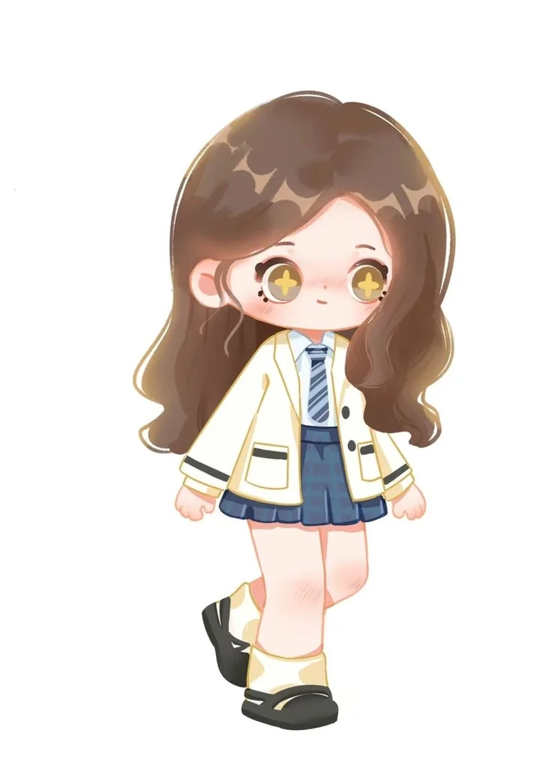 Chia sẻ ảnh chibi nữ học sinh đáng yêu mới nhất 2025