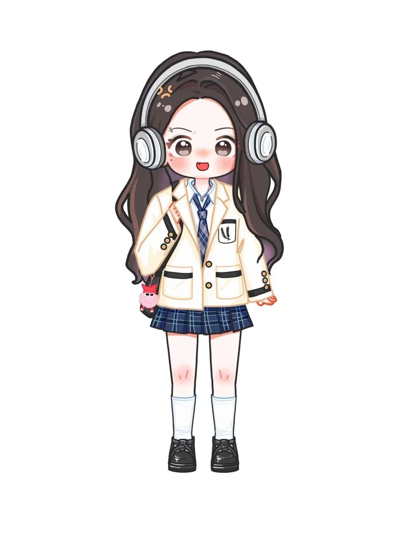 Chia sẻ ảnh chibi nữ học sinh đáng yêu mới nhất 2025