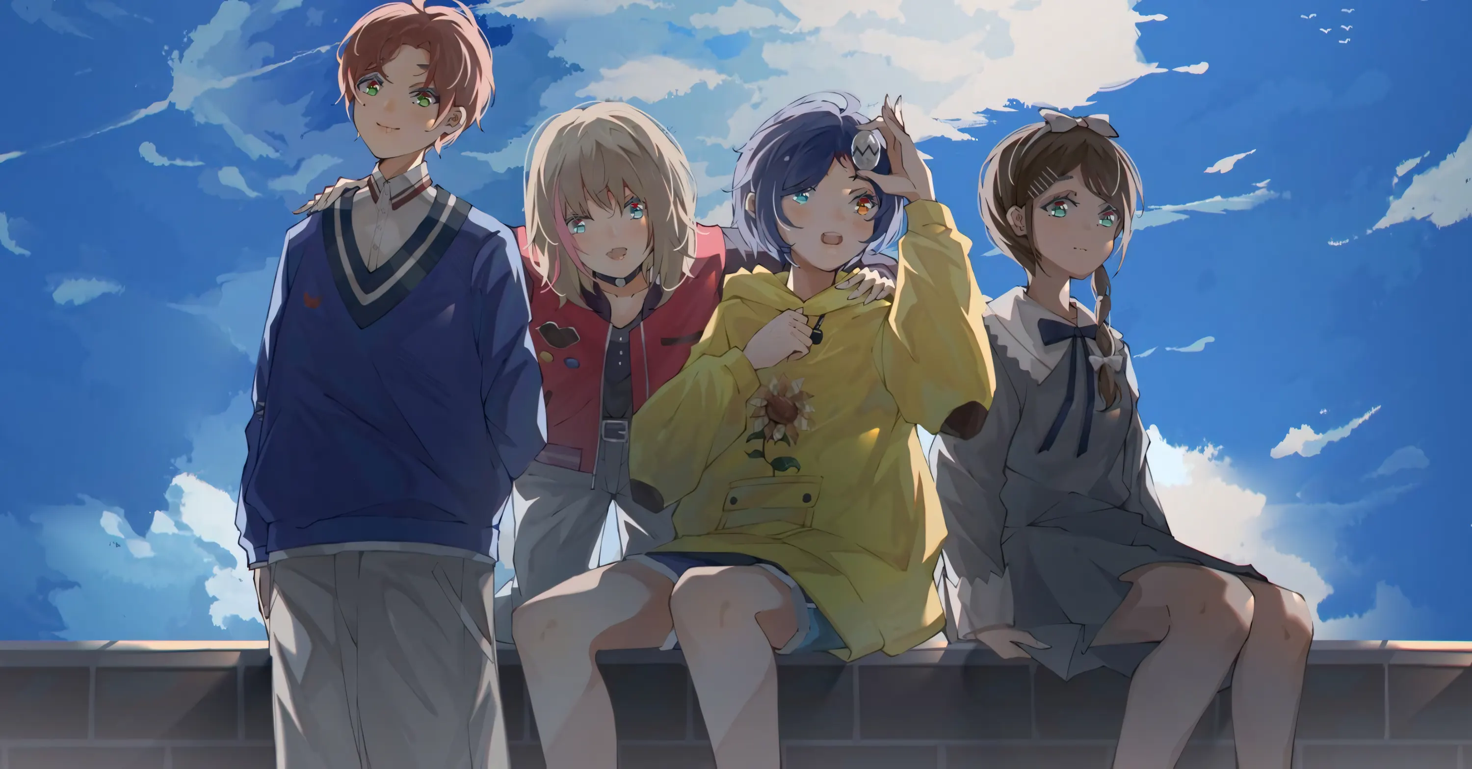 hinh nen nhom 4 nguoi anime 2