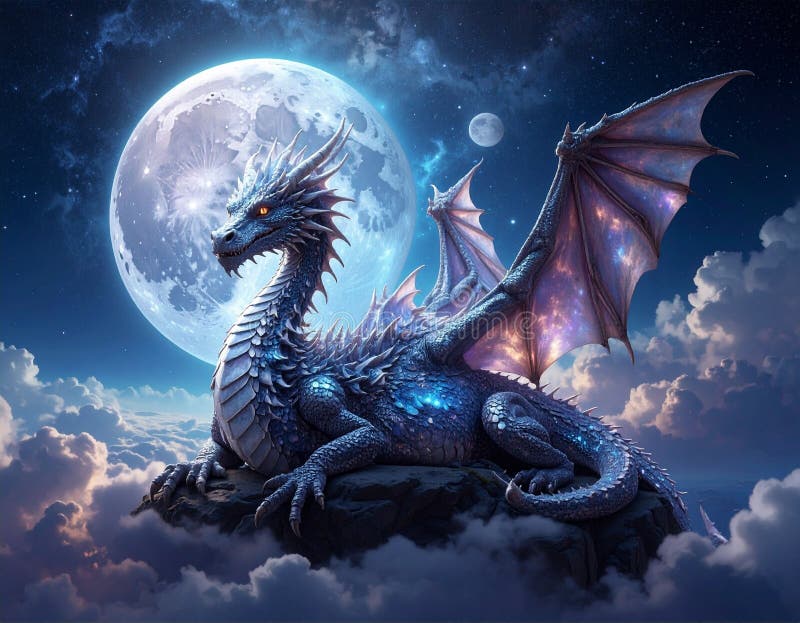 Avatar rồng ngầu, chất chơi, táo bạo cá tính và bí ẩn 97 Flying Dragon Under Night Sky Full Moon Stock Photos - Free & Royalty-Free Stock Photos from Dreamstime