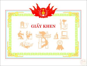 Phôi giấy khen