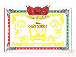 Phôi giấy khen
