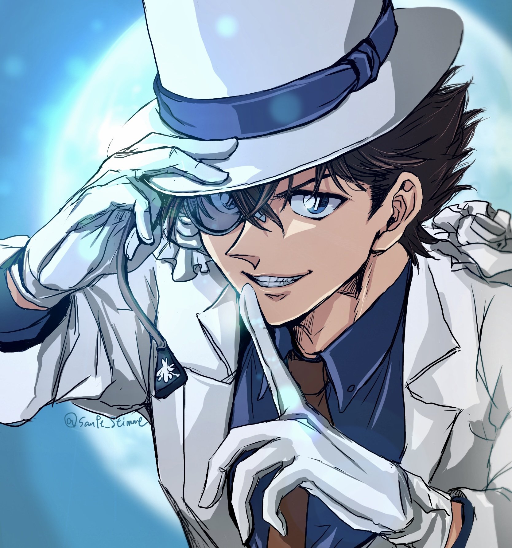 Kaito Kid (art by @sanft_Stimme) : r/DetectiveConan
